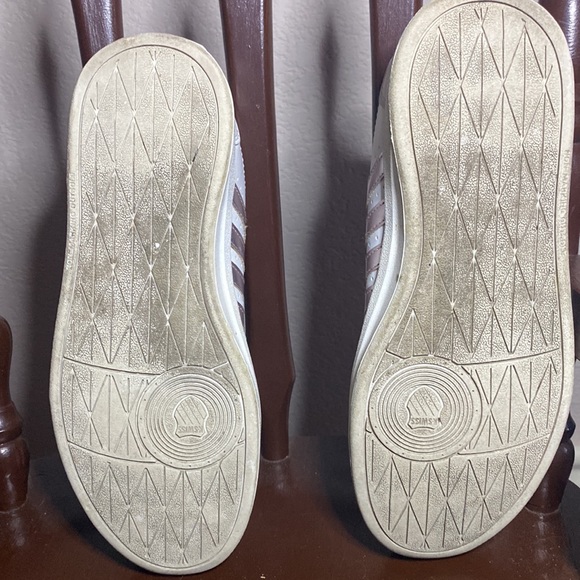 K-Swiss Sneaker White and Metallic Pink - Picture 6 of 7